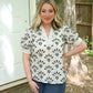 Loreli Embossed Blouse - She Chester