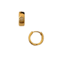 Loren Evil Eye Huggie Gold Hoop Earrings - She Chester
