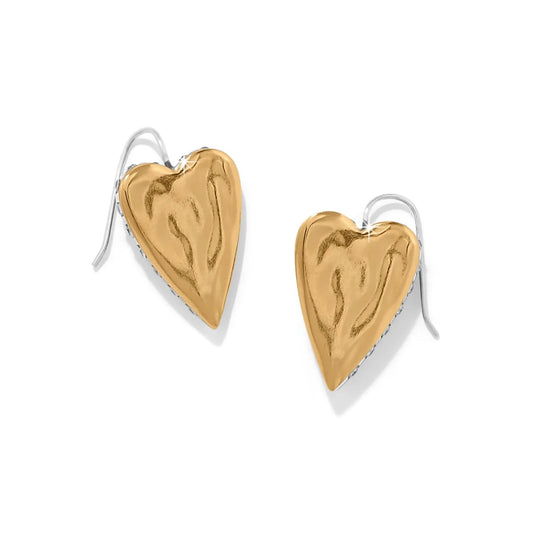 Love Messages Gold French Wire Earrings JA0223