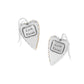 Love Messages Gold French Wire Earrings JA0223