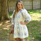 Lucille Purple Embossed Dress - She Chester