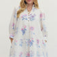 Lucille Purple Embossed Dress - She Chester