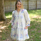 Lucille Purple Embossed Dress - She Chester