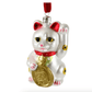 Lucky Cat White Ornament - She Chester