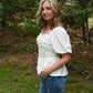 Lucy Eyelet White Top - She Chester