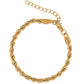 Luka Gold Rope Chain Bracelet - 138 - She Chester