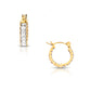 Lyndsay Huggie Gold Hoop Earring - She Chester