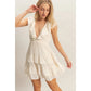 Madden Off White Ruffle Mini Dress - She Chester