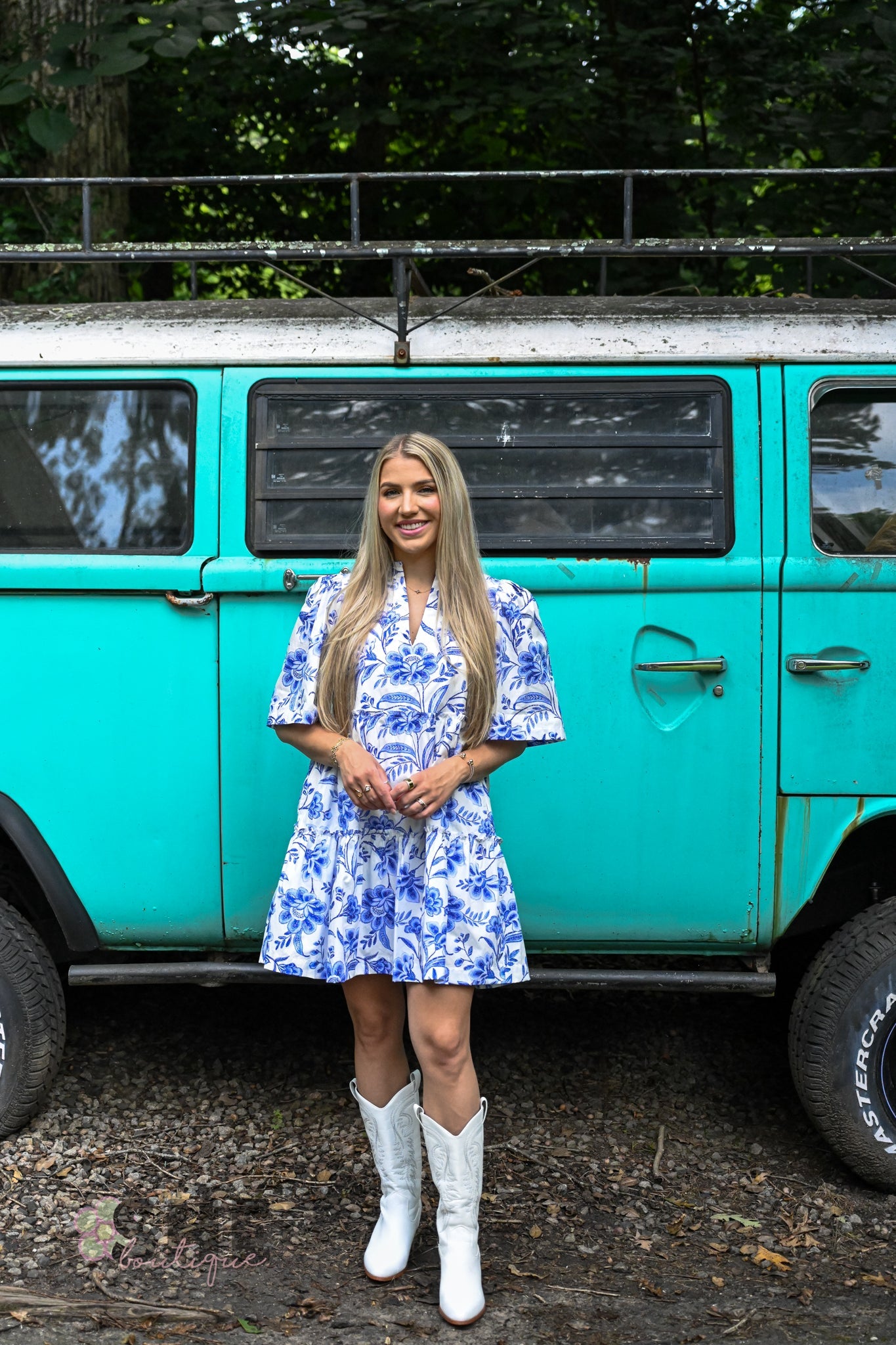 Maeve Floral Dixie Short Dress - She Chester