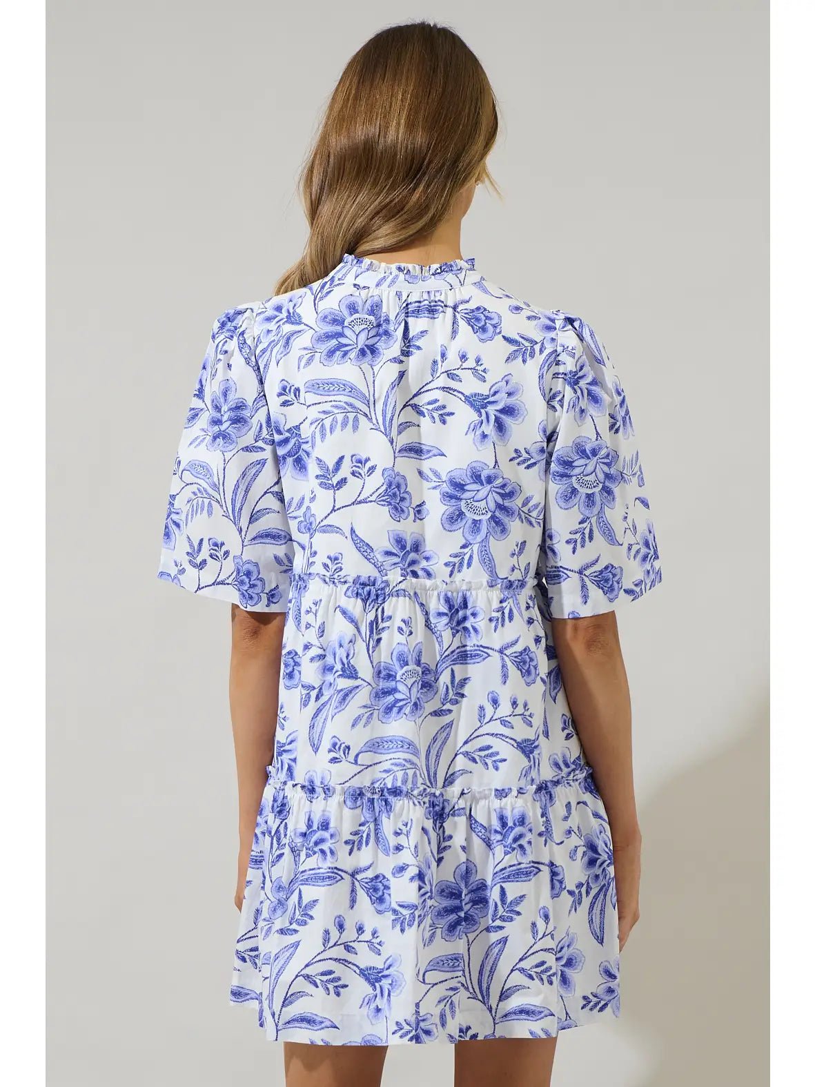 Maeve Floral Dixie Short Dress - She Chester