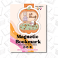 Magnetic Bookmark – Cozy Ghost Reader with Pumpkin - She Chester