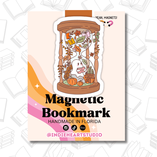  Magnetic Bookmark – Fall Hourglass Cottagecore Aesthetic - She Chester