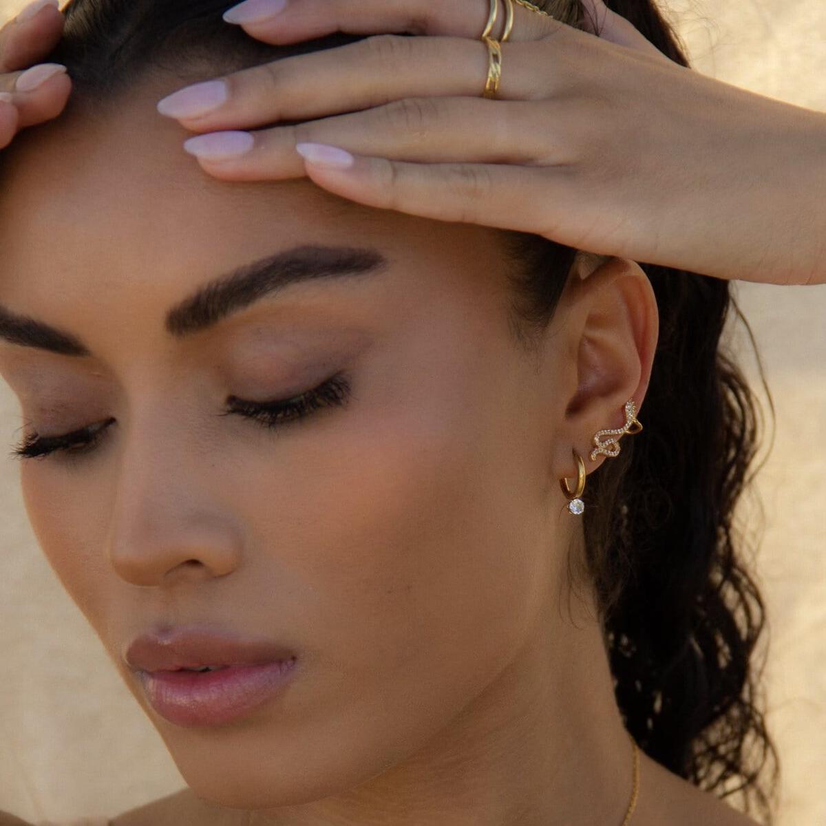 Malika Mini Hoop Earring - She Chester