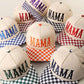MAMA Embroidered Checkered Brim Trucker Hat - She Chester