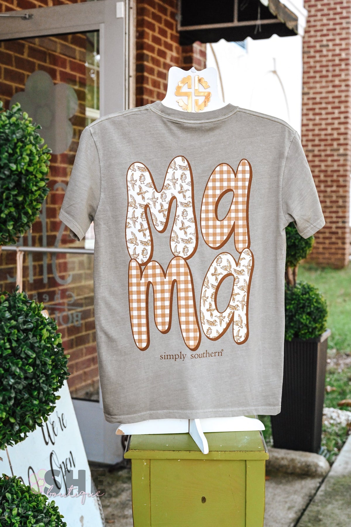 Mama Mineral Wash Tee - She Chester