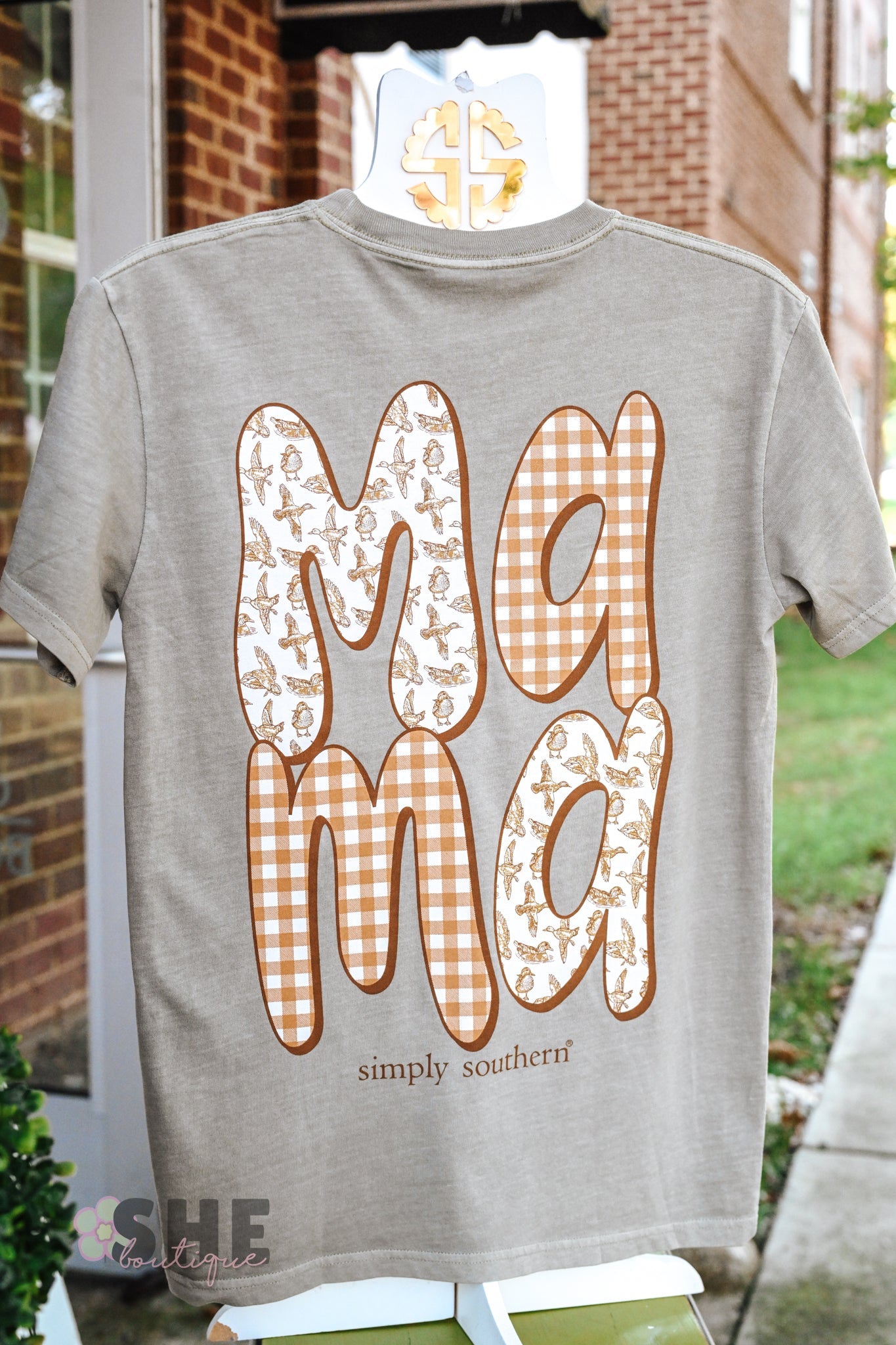 Mama Mineral Wash Tee - She Chester