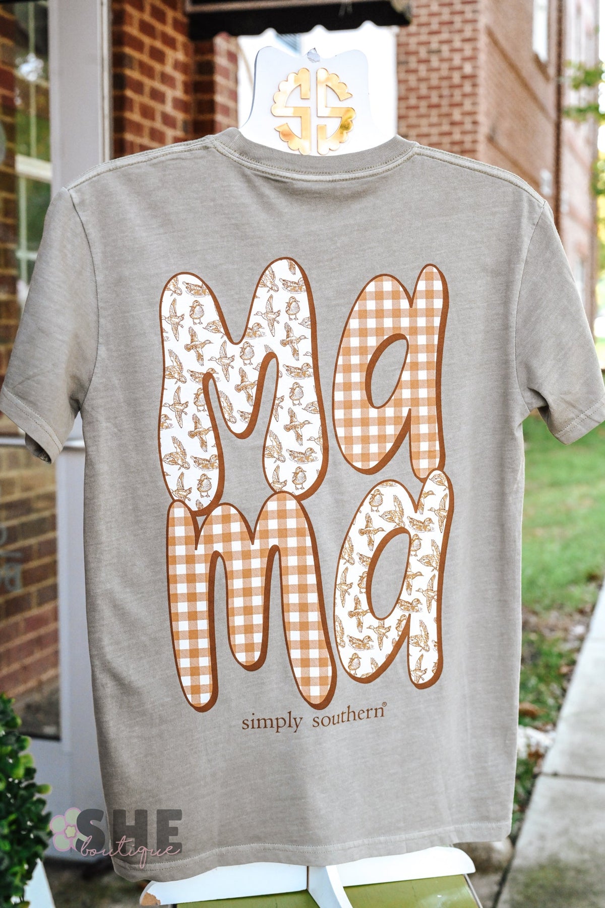 Mama Mineral Wash Tee - She Chester