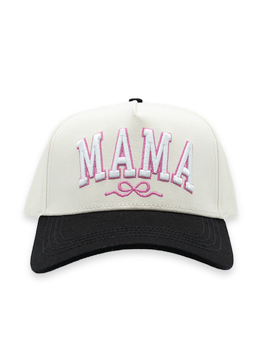 Mama Pink Black Hat - She Chester