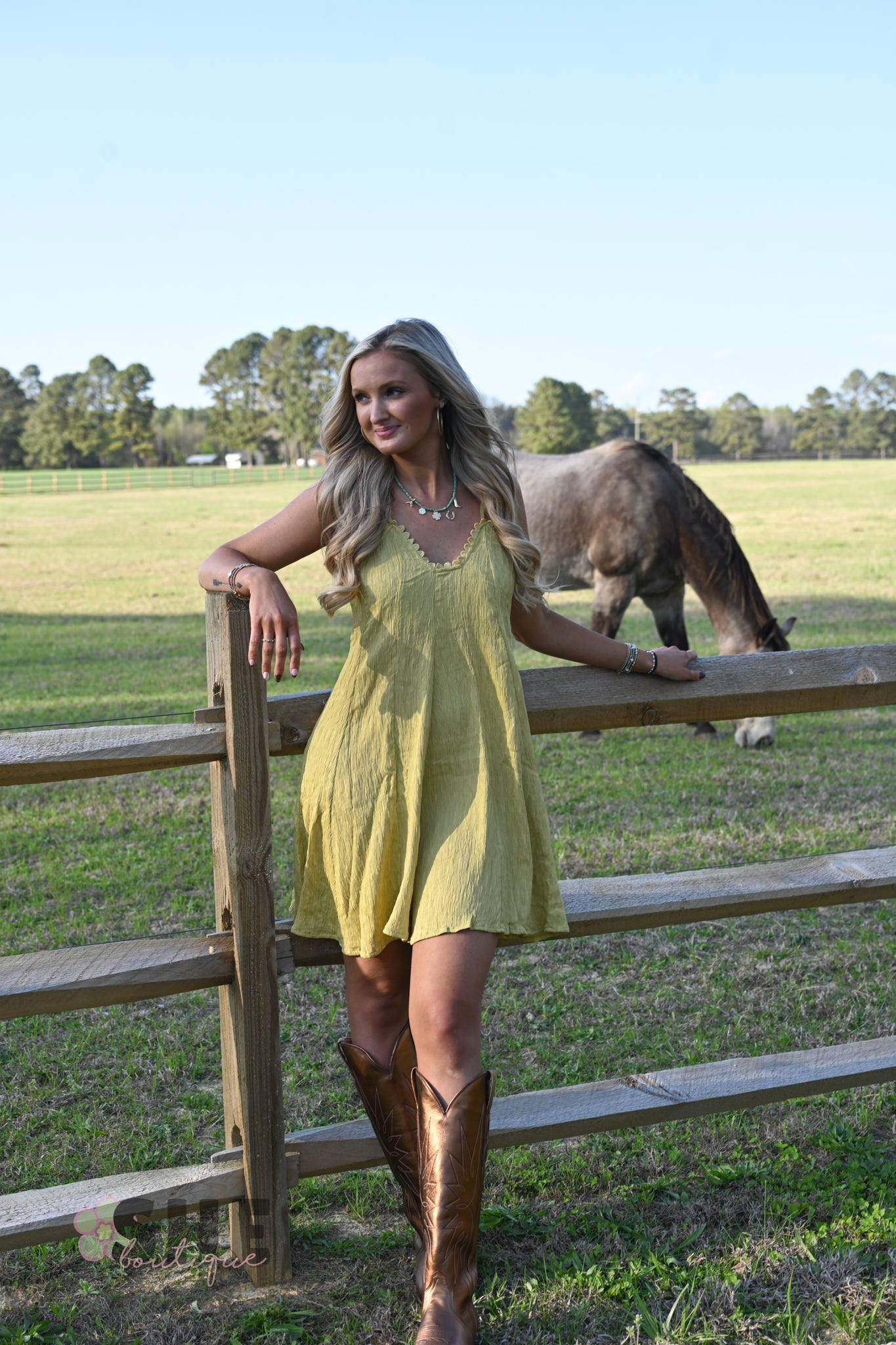 Marigold Fields Mini Dress - She Chester