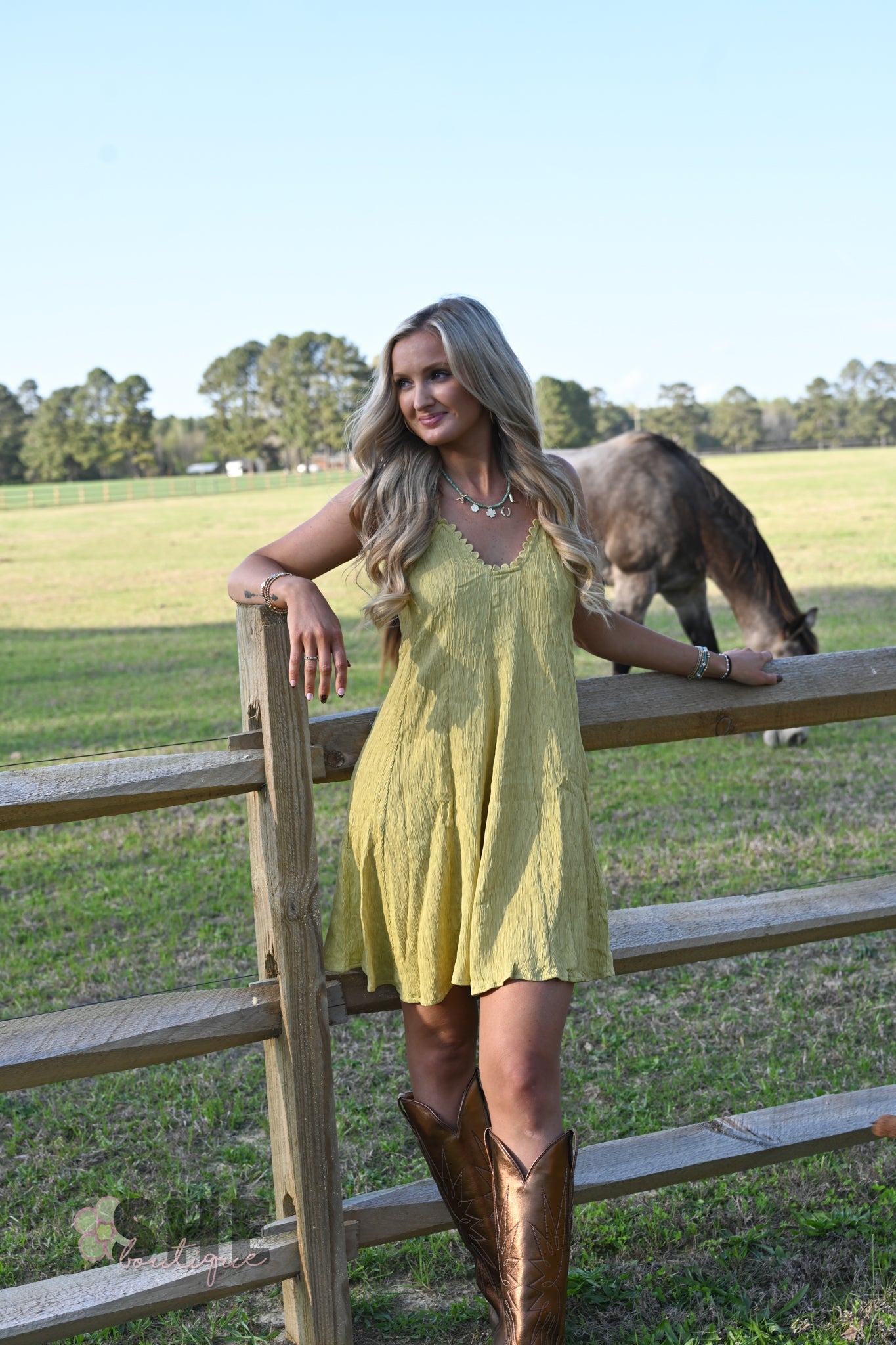 Marigold Fields Mini Dress - She Chester