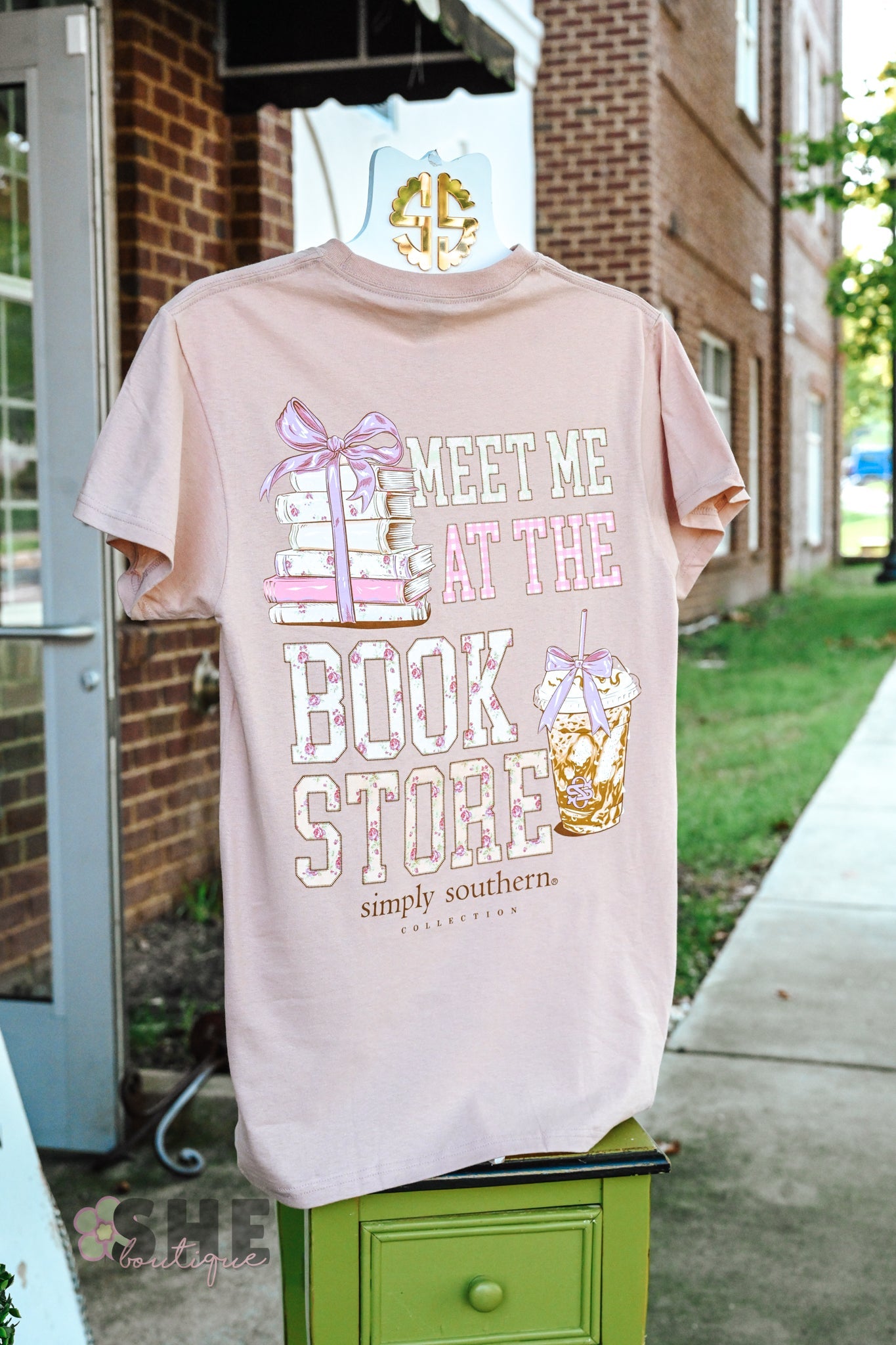 Meet Me at the Bookstore Tee - She Chester