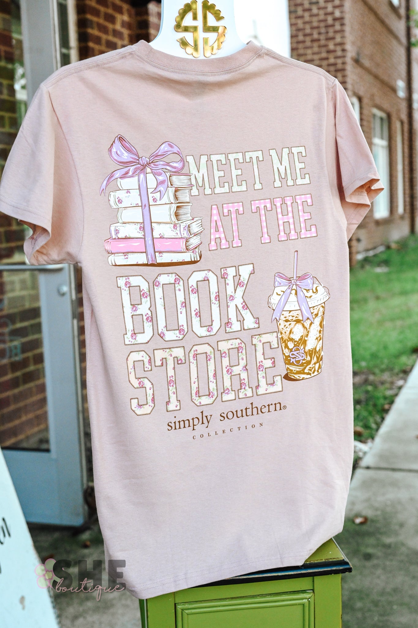 Meet Me at the Bookstore Tee - She Chester