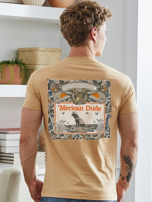Merican Dude Duck Call Mens LS - She Chester