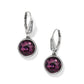Meridian Amythest Drop Earring - JA0054