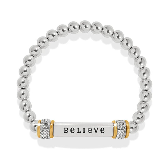 Meridian Believe 2Tn Stretch Bracelet JF0391 - She Chester