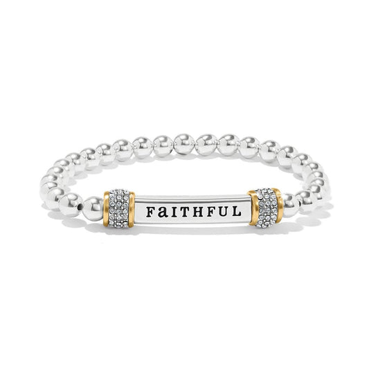 Meridian Faithfull 2Tn Stretch Bracelet JF0188 - She Chester