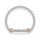 Meridian Fearless 2Tn Stretch Bracelet JF0392 - She Chester