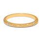 Meridian Geo Hinged Gold Bangle JF0351