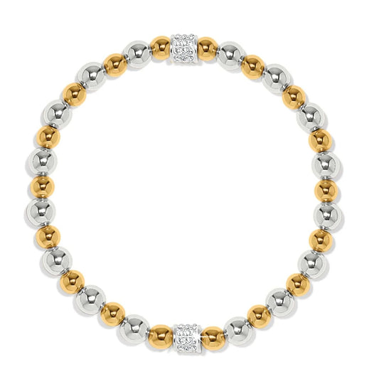 Meridian Pet Sil/Gold Stretch Bracelet JF0292 - She Chester