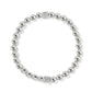 Meridian Petite Silver Stretch Bracelet - JF0084 - She Chester