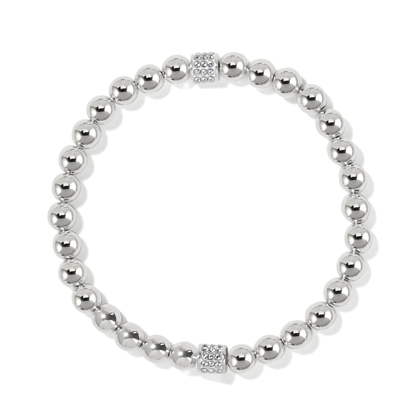 Meridian Petite Silver Stretch Bracelet - JF0084