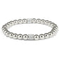 Meridian Petite Silver Stretch Bracelet - JF0084