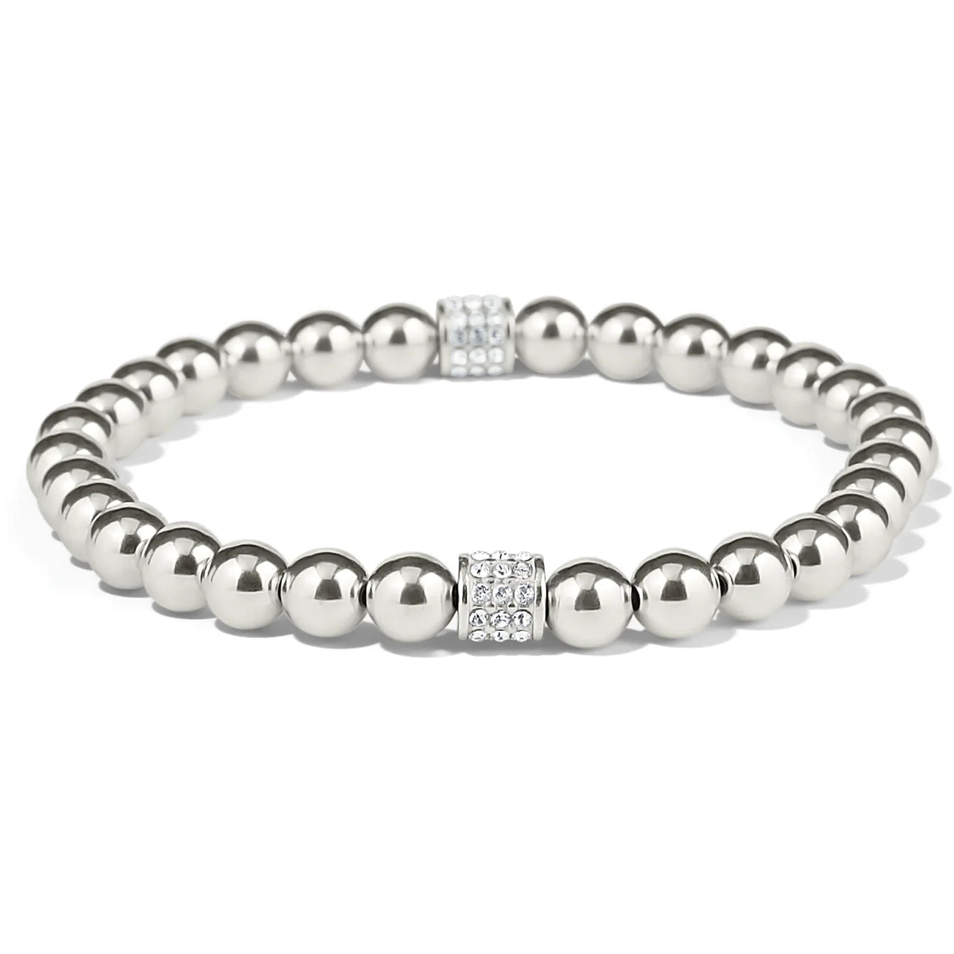 Meridian Petite Silver Stretch Bracelet - JF0084