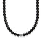 Meridian Solis Black Bead Necklace JM0075