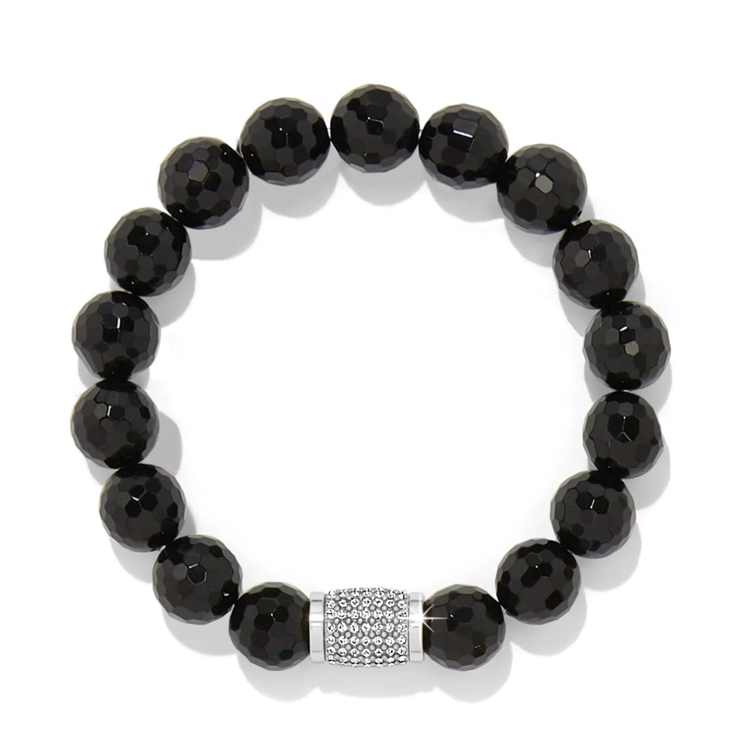 Meridian Solis Black Bead Bracelet JF0372
