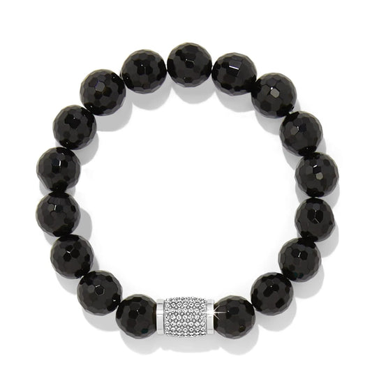 Meridian Solis Black Bead Bracelet JF0372