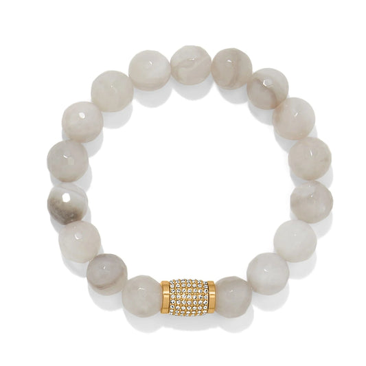 Meridian Solis White Bead Bracelet JF0371