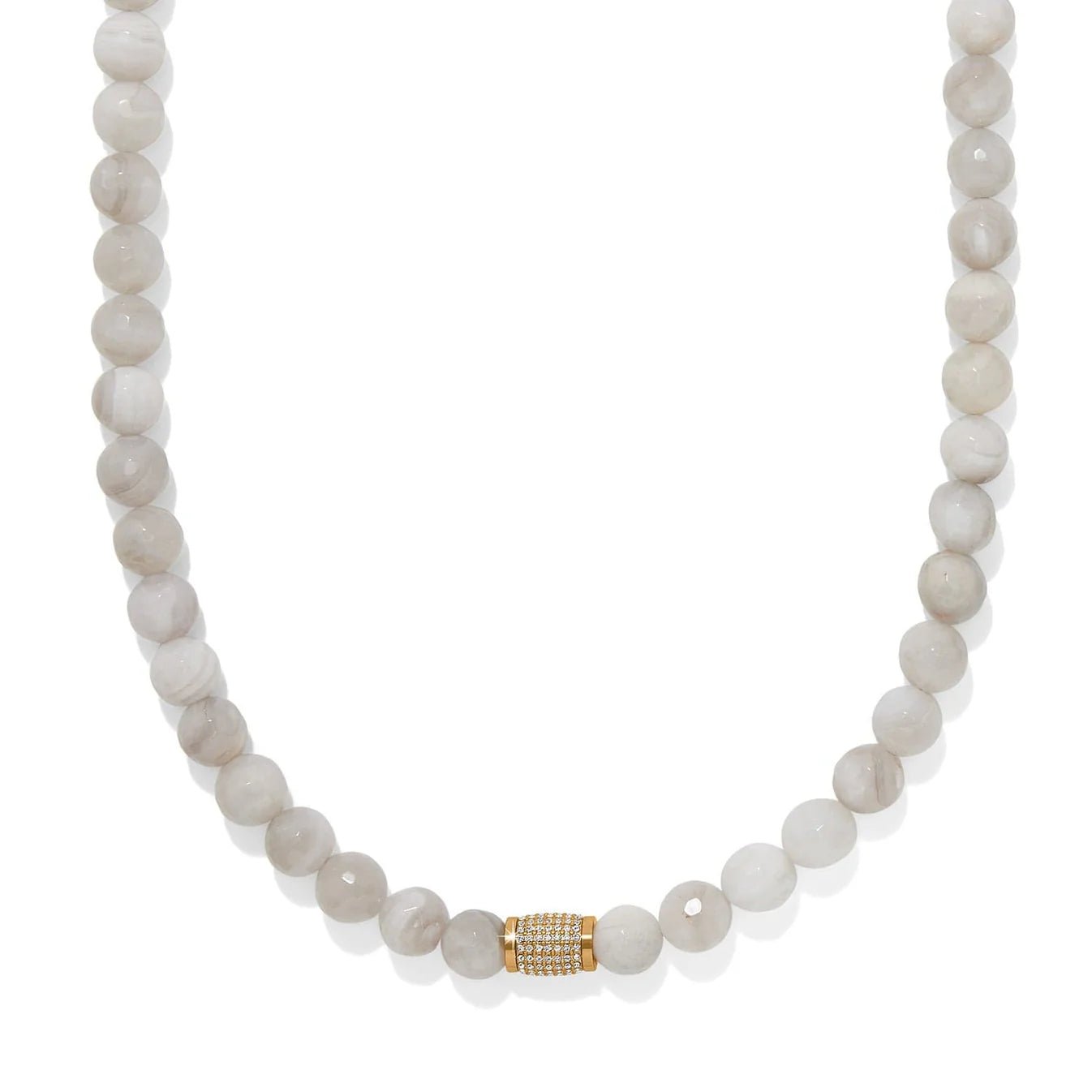 Meridian Solis White Bead Necklace JM0076 - She Chester