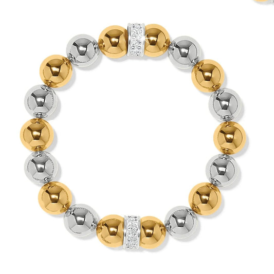 Meridian Two Tone Stretch Bracelet JF0293 - She Chester