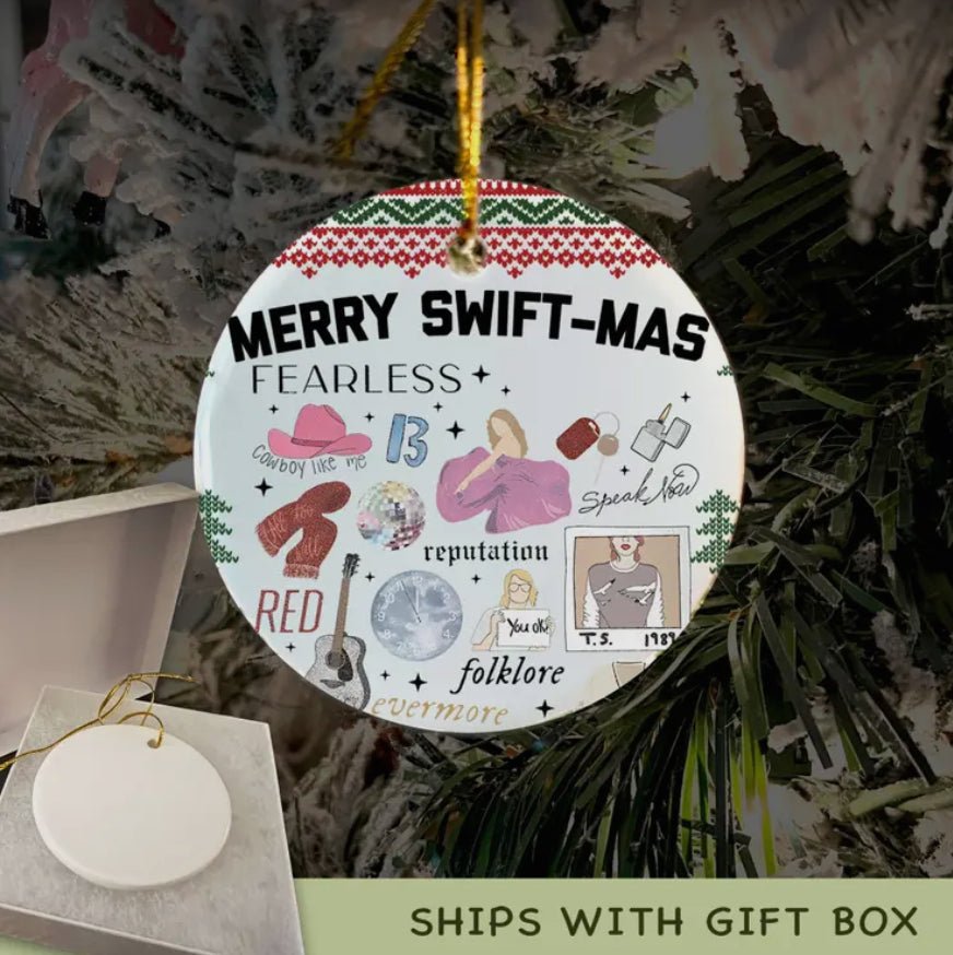 Merry Swiftmas Ornament - She Chester