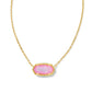 Elisa Gold Blush Ivory Mop Necklace