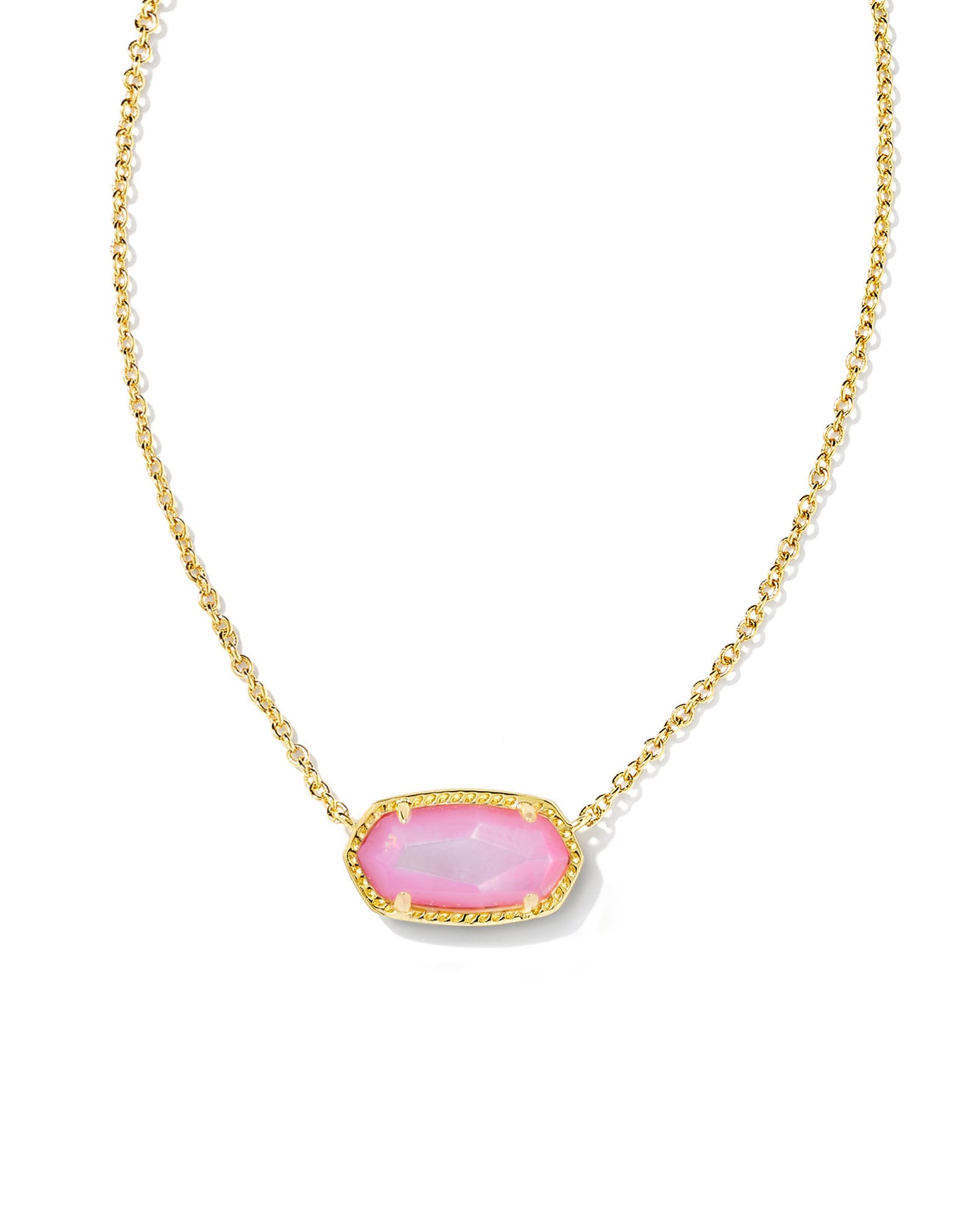 Elisa Gold Blush Ivory Mop Necklace