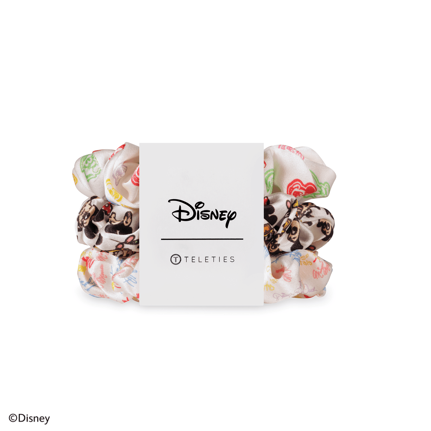 Mickey and Friends Large Silk Scrunchies - She Chester
