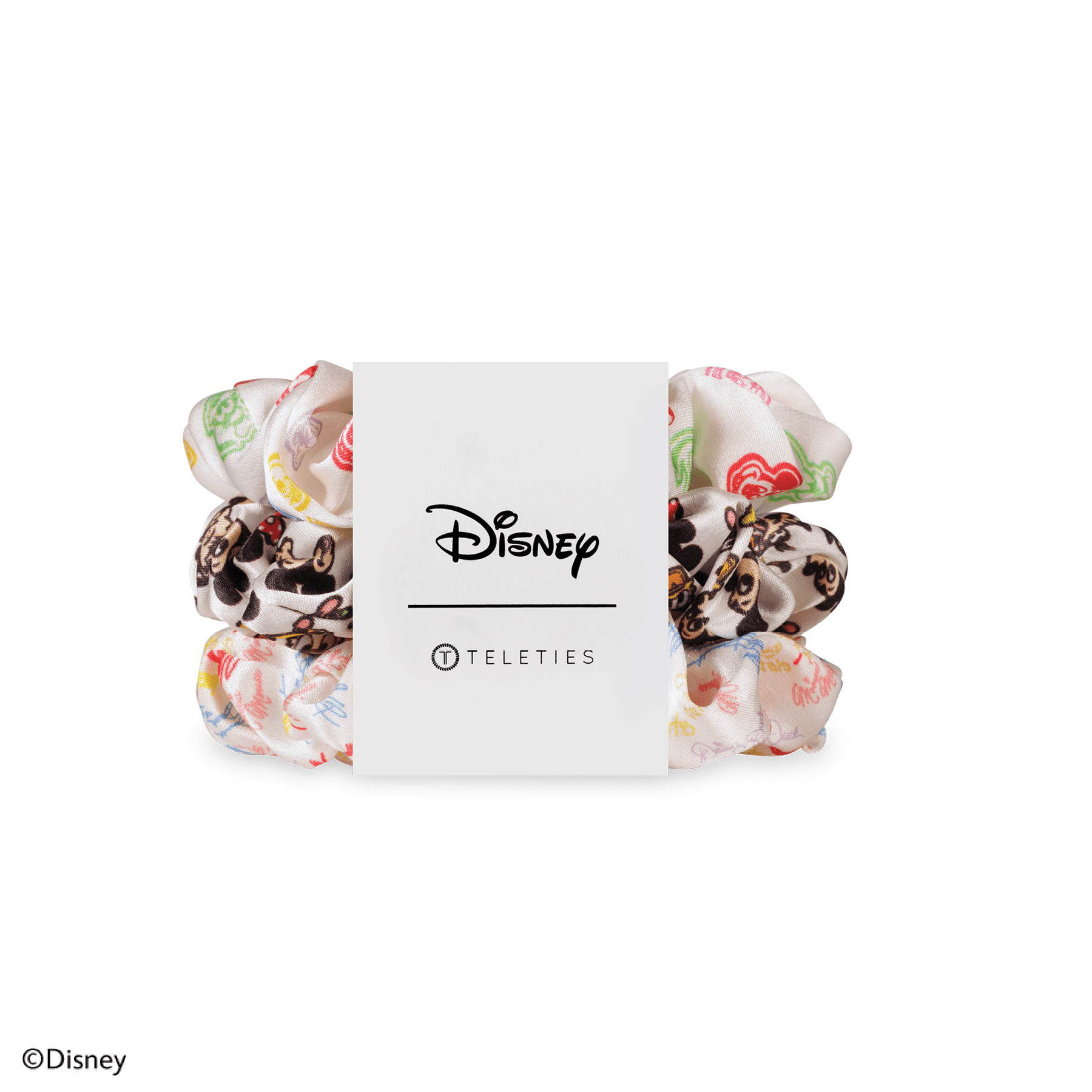 Mickey and Friends Large Silk Scrunchies - She Chester