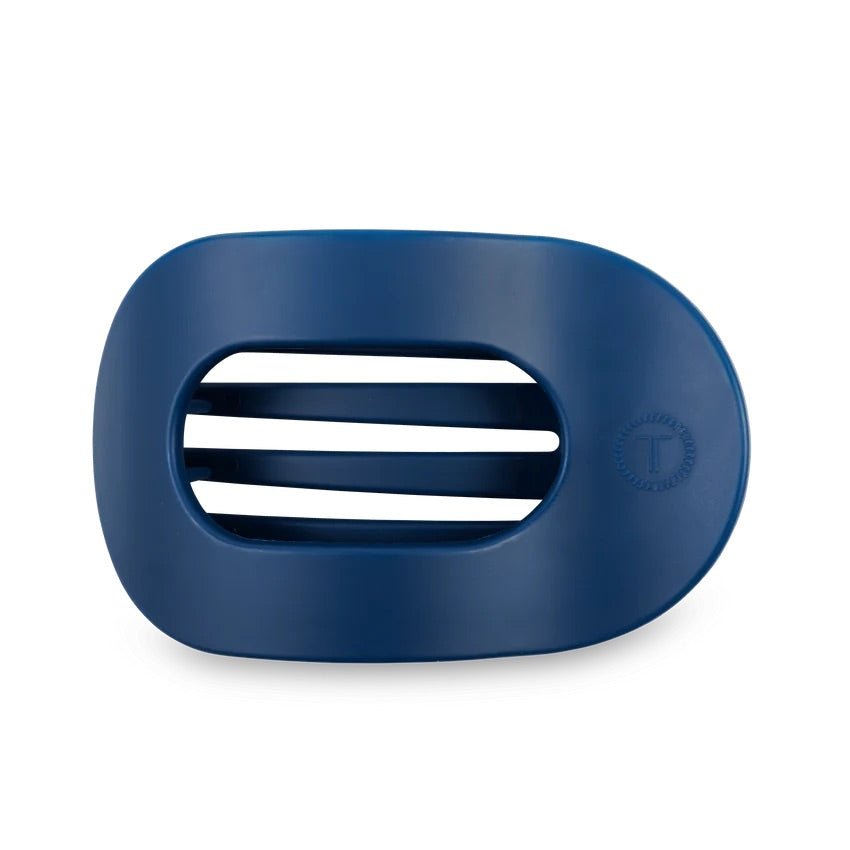 Midnight Rain Large Round Flat Hair Clip - She Chester