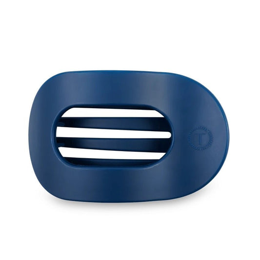 Midnight Rain Large Round Flat Hair Clip - She Chester